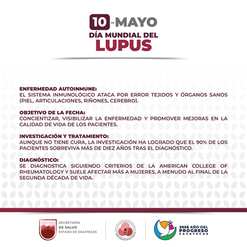 10 de Mayo Día Mundial del LUPUS
